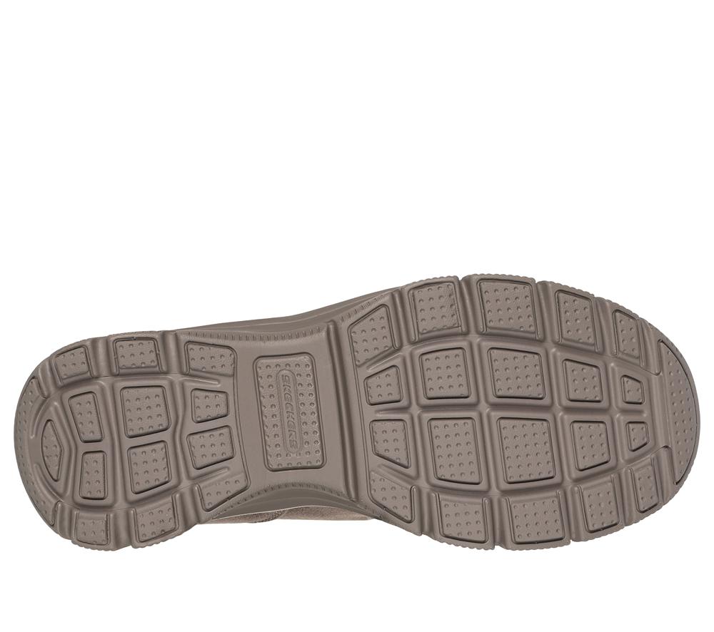Women Skechers Slip-ins: Easy Going - Fall Adventures Boots Taupe Brown  USA |  3170-UFRVI