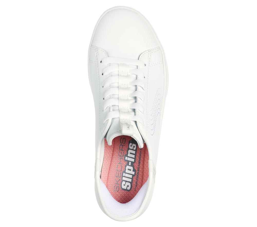 Women Skechers Slip-ins: Eden LX - Royal Stride Slip On Shoes White  USA |  1390-OYKRG