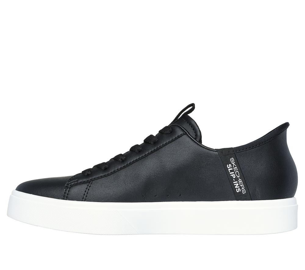 Women Skechers Slip-ins: Eden LX - Royal Stride Slip On Shoes Black / White  USA |  0425-WACTB