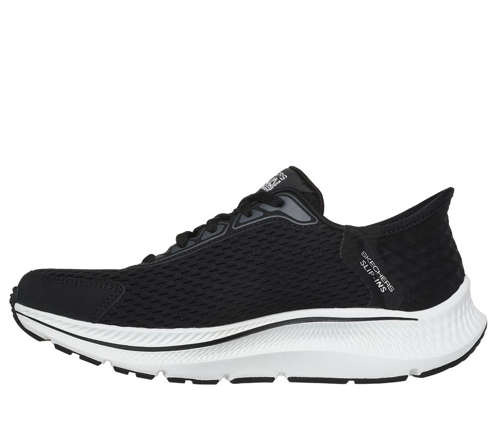 Women Skechers Slip-ins: GO RUN Consistent 2.0 - Endure Slip On Shoes Black / Silver  USA |  8941-VUPEK