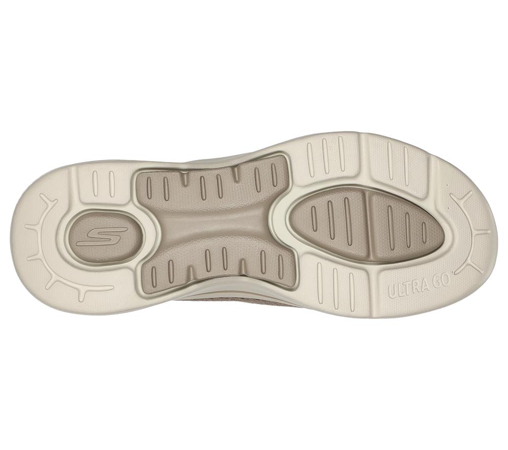 Women Skechers Slip-ins: GO WALK Arch Fit - Summer Hands Free Slip Ins Taupe Brown  USA |  6579-DSKUP