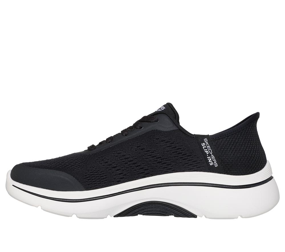 Women Skechers Slip-ins: GO WALK Arch Fit 2.0 Sneakers Black / White  USA |  0132-HDRAC