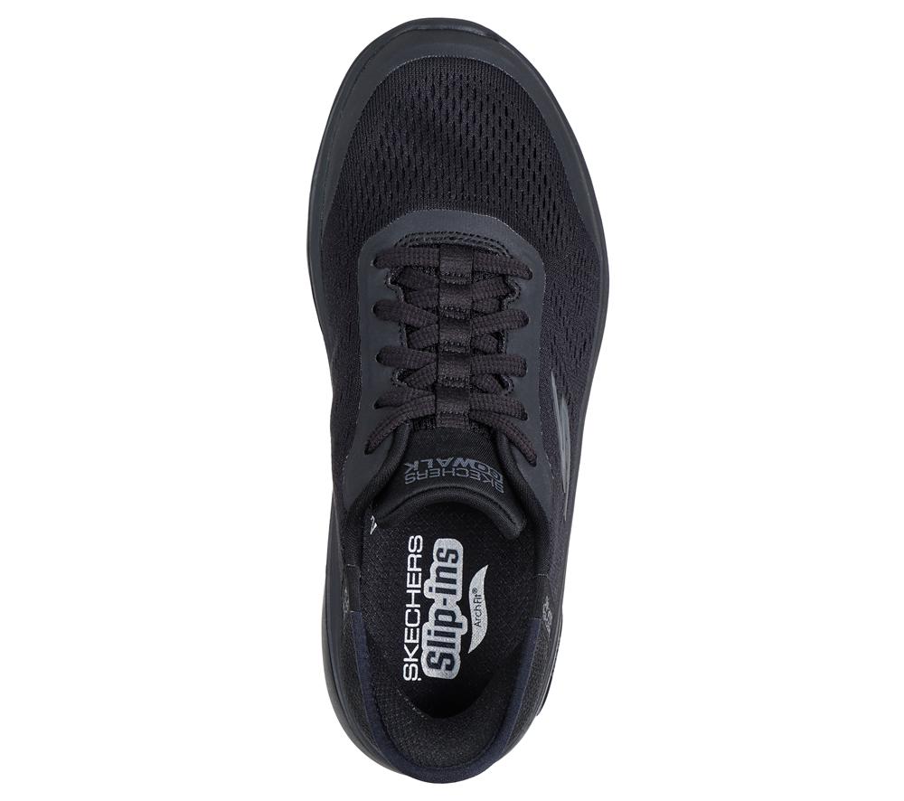 Women Skechers Slip-ins: GO WALK Arch Fit 2.0 Sneakers Black  USA |  8457-NJIVO