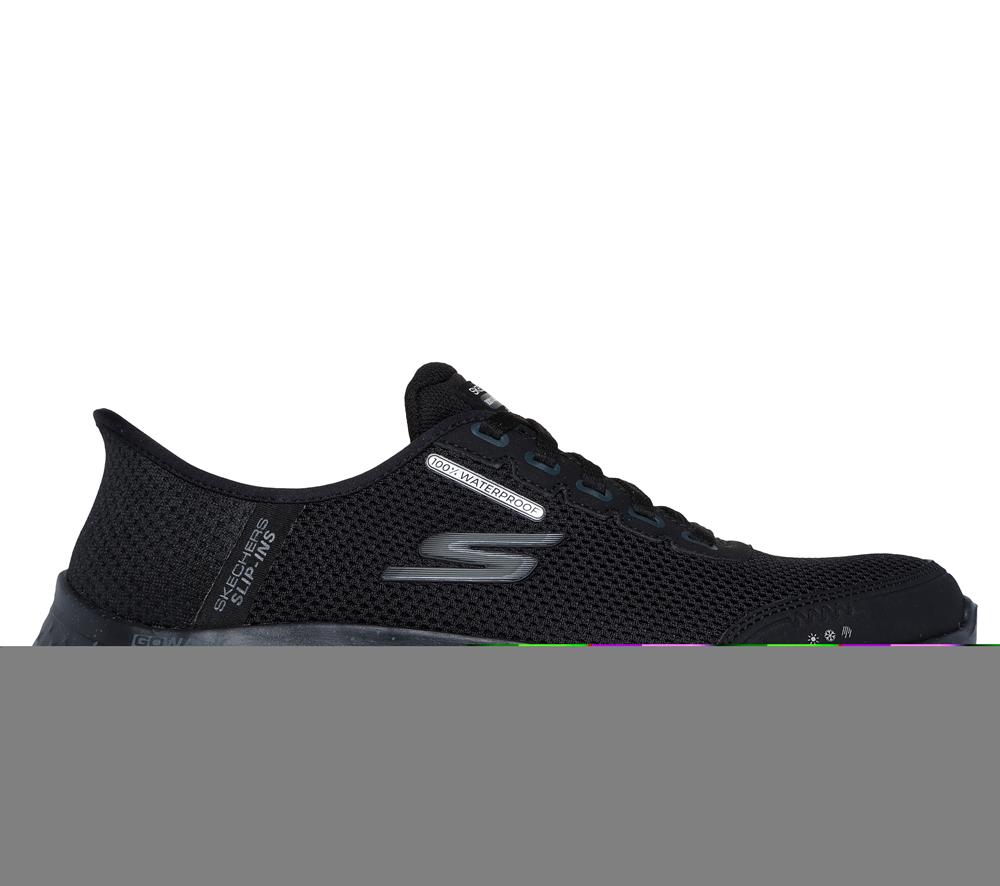 Women Skechers Slip-ins: GO WALK Flex - Clear Creek Hands Free Slip Ins Black  USA |  7259-GFOQP