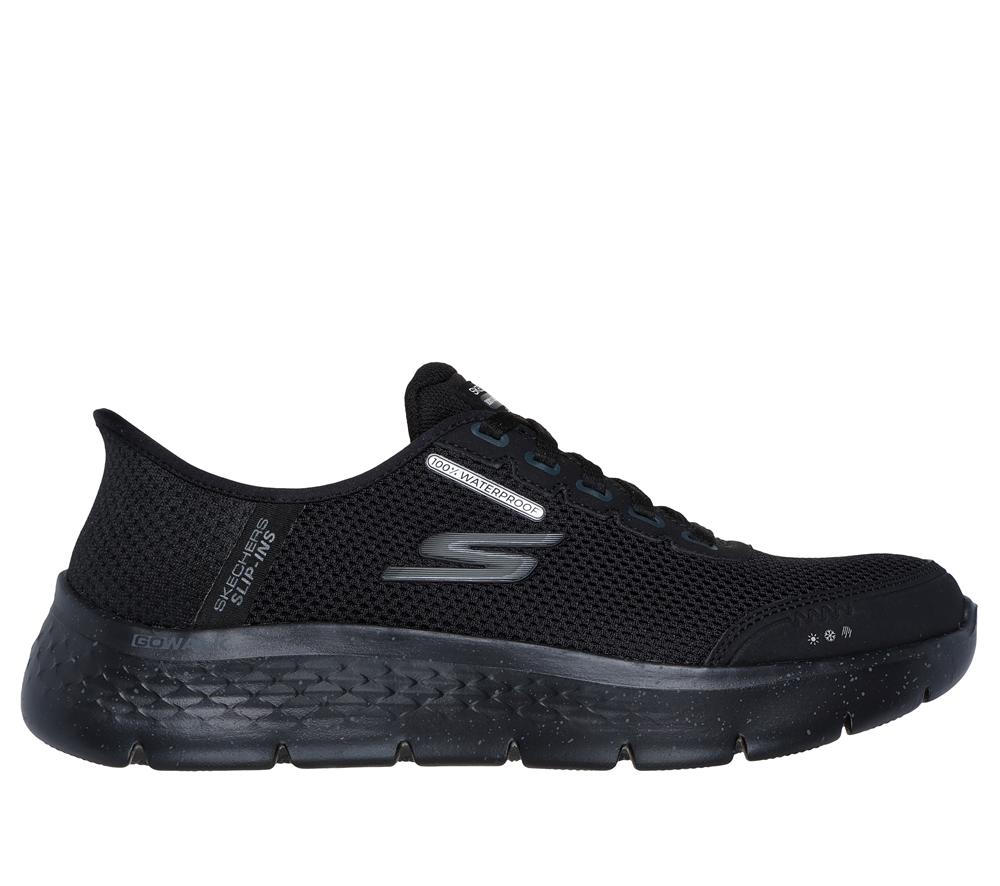 Women Skechers Slip-ins: GO WALK Flex - Clear Creek Sneakers Black  USA |  0739-MUBQR