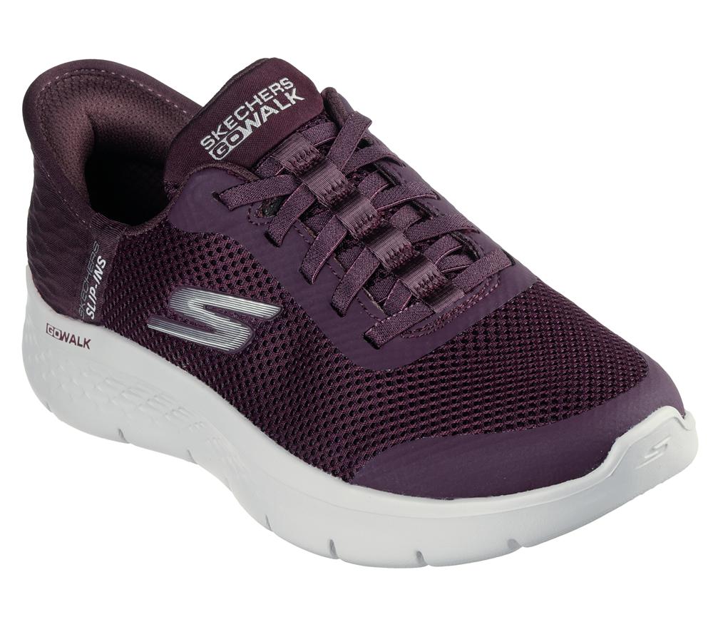 Women Skechers Slip-ins: GO WALK Flex - Grand Entry Hands Free Slip Ins Burgundy  USA |  5497-VYNPE
