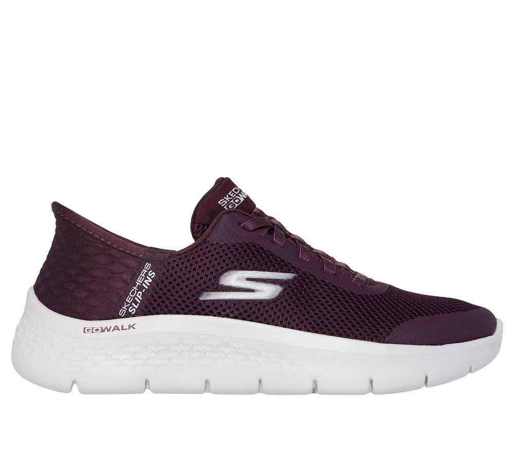 Women Skechers Slip-ins: GO WALK Flex - Grand Entry Hands Free Slip Ins Burgundy  USA |  5497-VYNPE