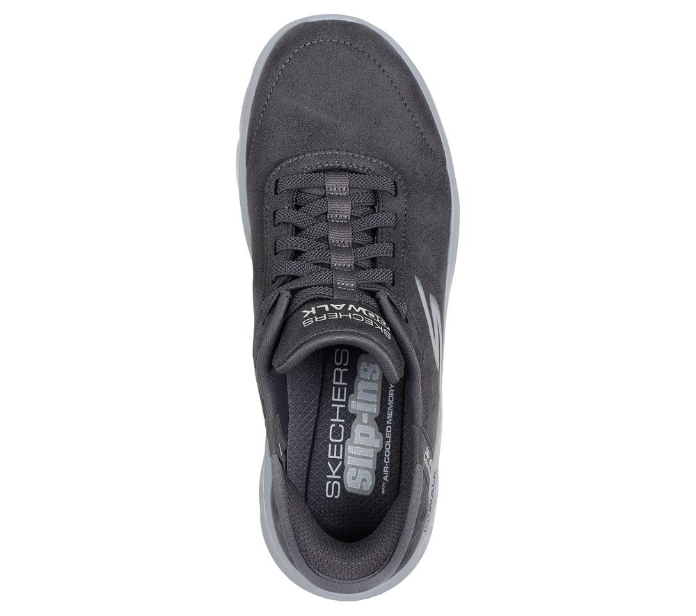 Women Skechers Slip-ins: GO WALK Flex - Mali Hands Free Slip Ins Charcoal  USA |  8921-IPLRV