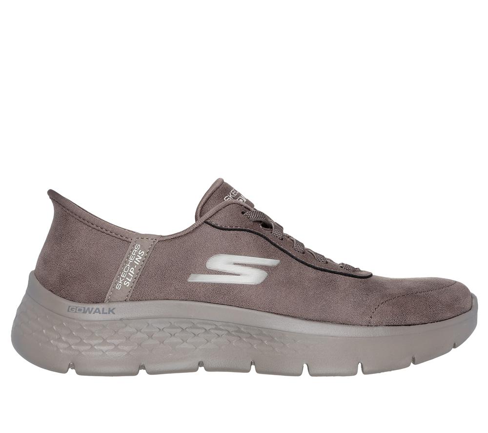 Women Skechers Slip-ins: GO WALK Flex - Mali Hands Free Slip Ins Brown  USA |  8541-XOLZV