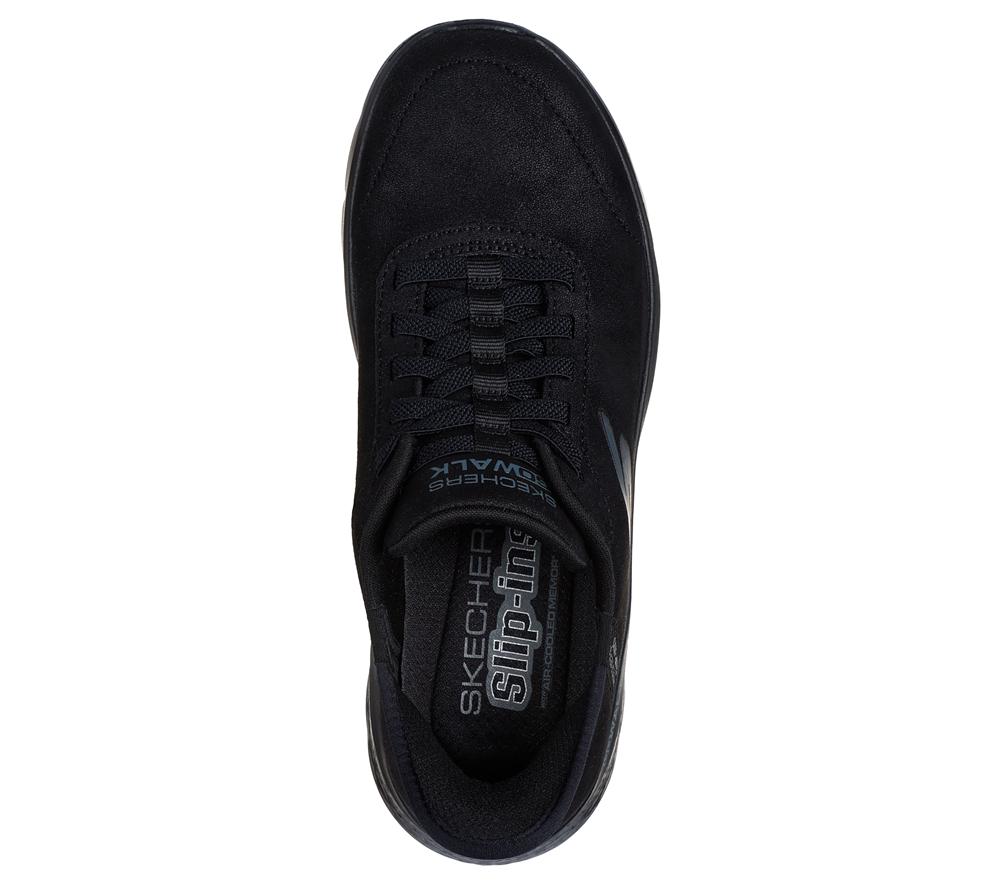 Women Skechers Slip-ins: GO WALK Flex - Mali Hands Free Slip Ins Black  USA |  6780-LPSNW