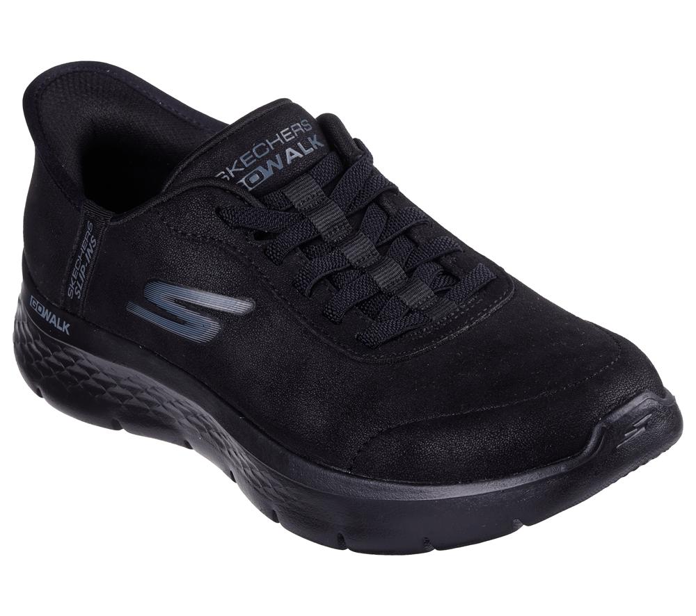 Women Skechers Slip-ins: GO WALK Flex - Mali Sneakers Black  USA |  3067-HMBWY