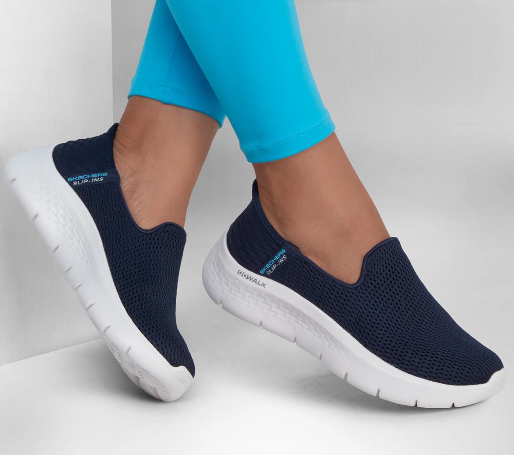 Women Skechers Slip-ins: GO WALK Flex - Relish Slip On Shoes Navy  USA |  6279-MSXRU