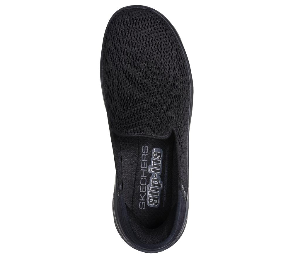 Women Skechers Slip-ins: GO WALK Flex - Relish Slip On Shoes Black  USA |  1097-XDAMB