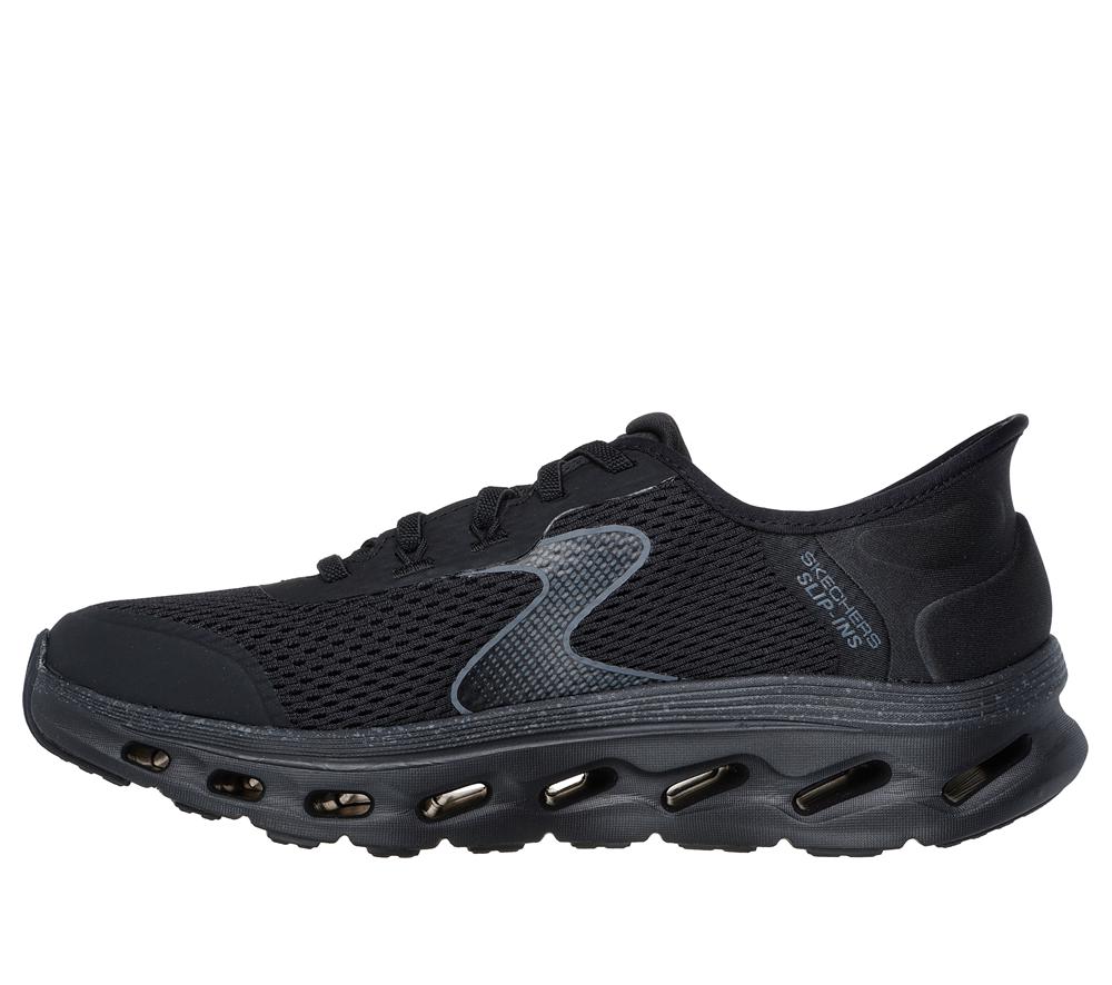 Women Skechers Slip-ins: GO WALK Glide-Step 2.0 Slip On Shoes Black  USA |  5196-NJCBE