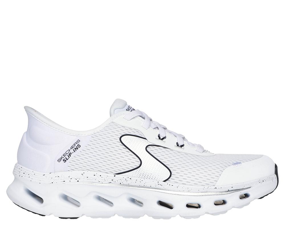 Women Skechers Slip-ins: GO WALK Glide-Step 2.0 Hands Free Slip Ins White / Black  USA |  8693-UIYRE