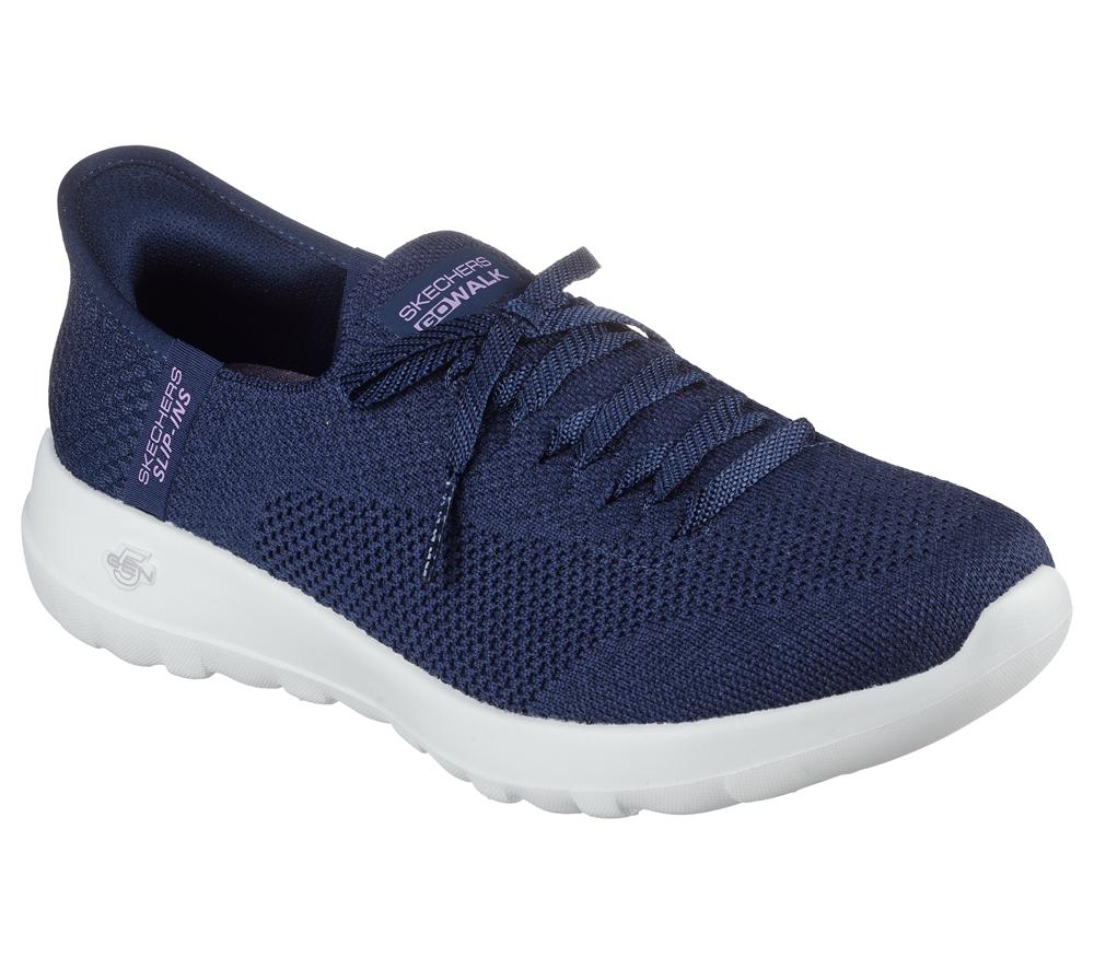 Women Skechers Slip-ins: GO WALK Joy - Abby Hands Free Slip Ins Navy  USA |  4310-JZDIK