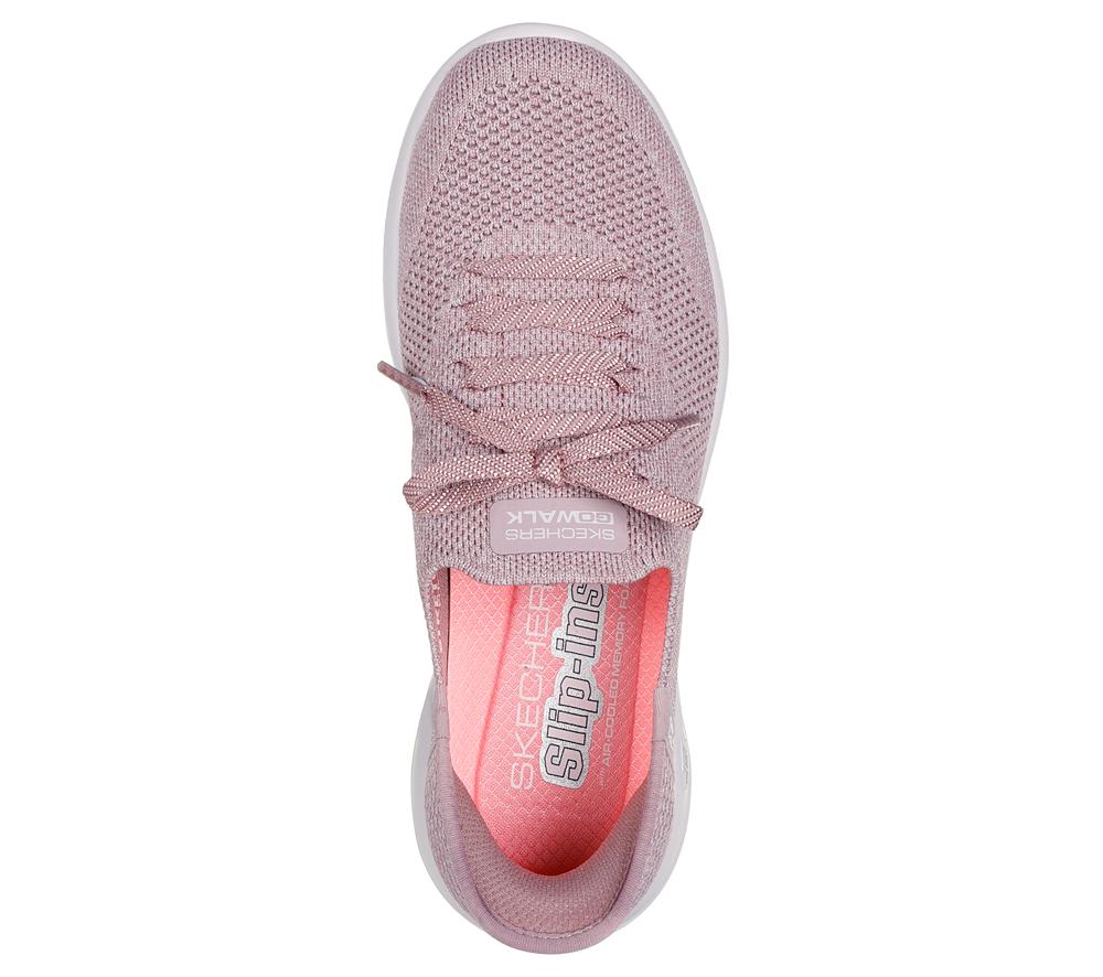 Women Skechers Slip-ins: GO WALK Joy - Abby Hands Free Slip Ins Mauve Purple  USA |  0243-XAKOP