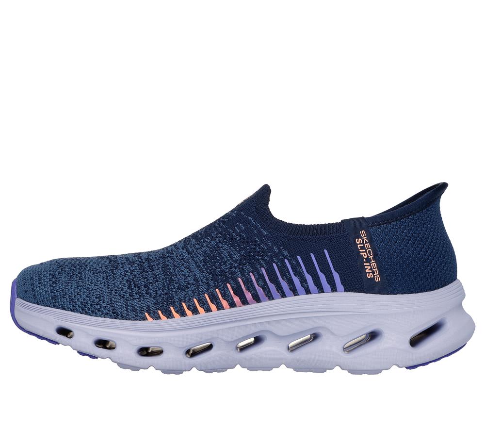 Women Skechers Slip-ins GO Walk Glide-Step 2.0 - Venus Slip On Shoes Navy / Multicolor  USA |  2891-NVDRM