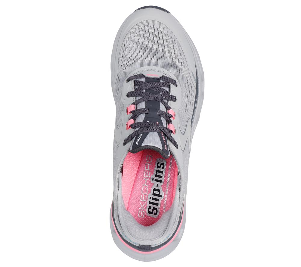 Women Skechers Slip-ins: Glide-Step Altus Slip On Shoes Grey / Pink  USA |  9014-GDEZO