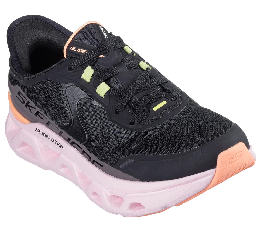 Women Skechers Slip-ins: Glide-Step Altus Slip On Shoes Black / Multicolor  USA |  1245-VUWMN