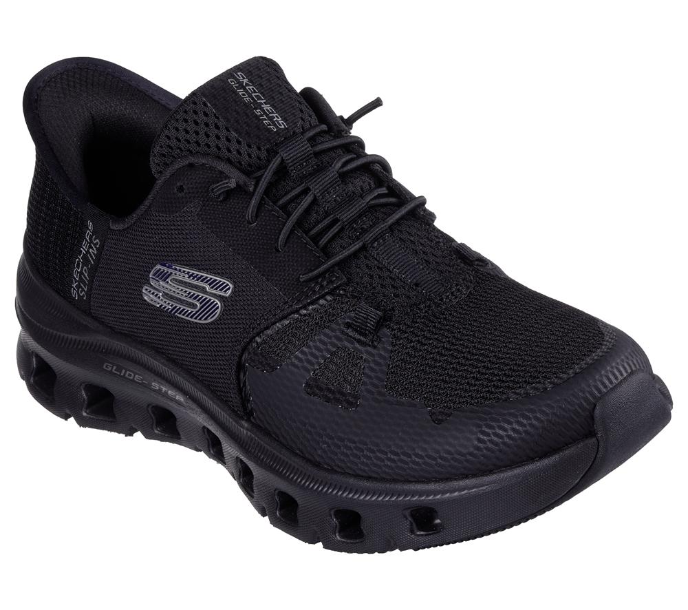 Women Skechers Slip-ins: Glide-Step Pro Hands Free Slip Ins Black  USA |  8617-NFTSD