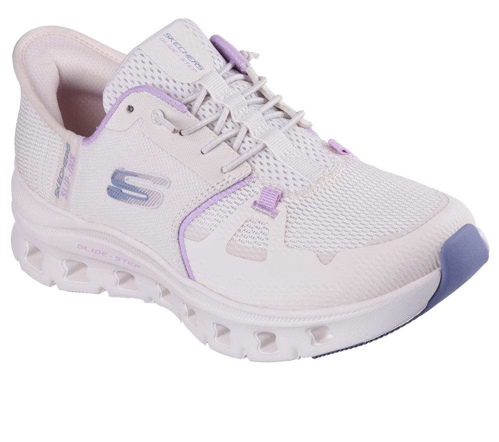 Women Skechers Slip-ins: Glide-Step Pro Slip On Shoes Natural / Multicolor  USA |  4670-IECDK