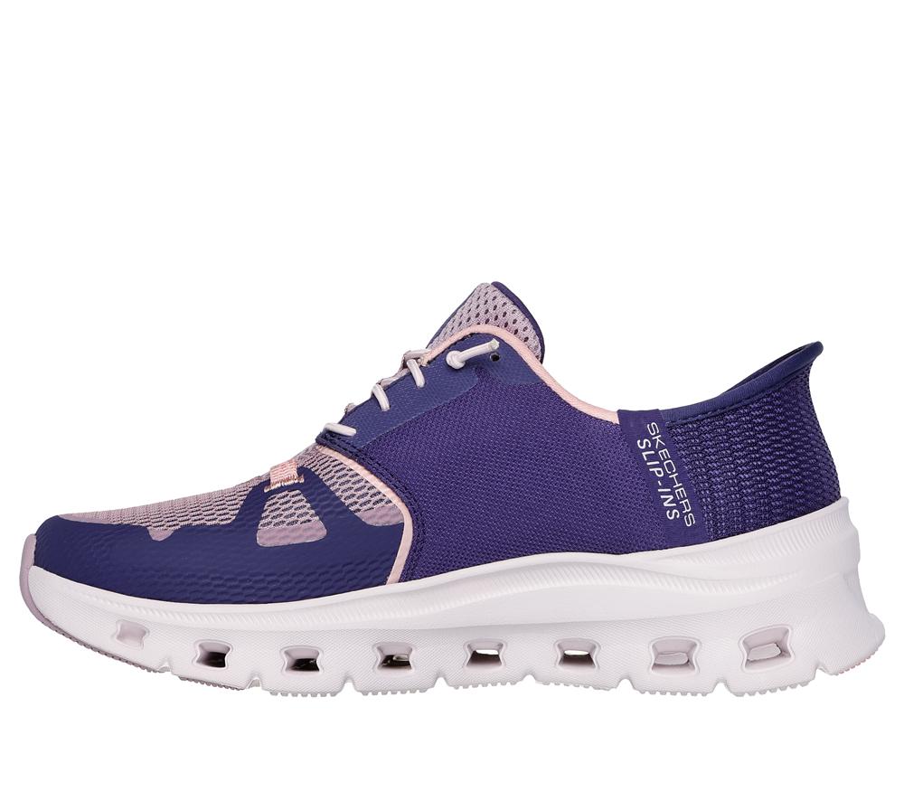 Women Skechers Slip-ins: Glide-Step Pro Sneakers Purple / Coral  USA |  2789-ENMHJ