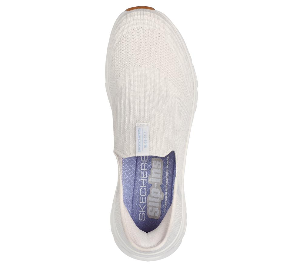 Women Skechers Slip-ins: Glide-Step Pro - Everyday Slip On Shoes Natural White  USA |  3857-FNQKG