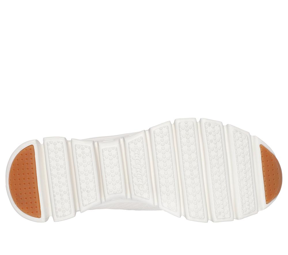 Women Skechers Slip-ins: Glide-Step - Tranquility Slip On Shoes Natural White  USA |  0738-WPDOE