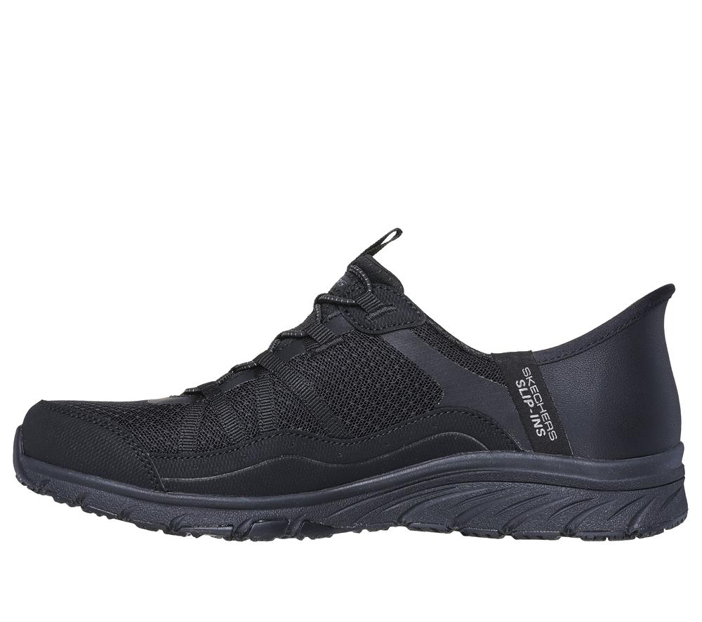 Women Skechers Slip-ins: Gratis Sport - Leisurely Slip On Shoes Black  USA |  5310-UHILY