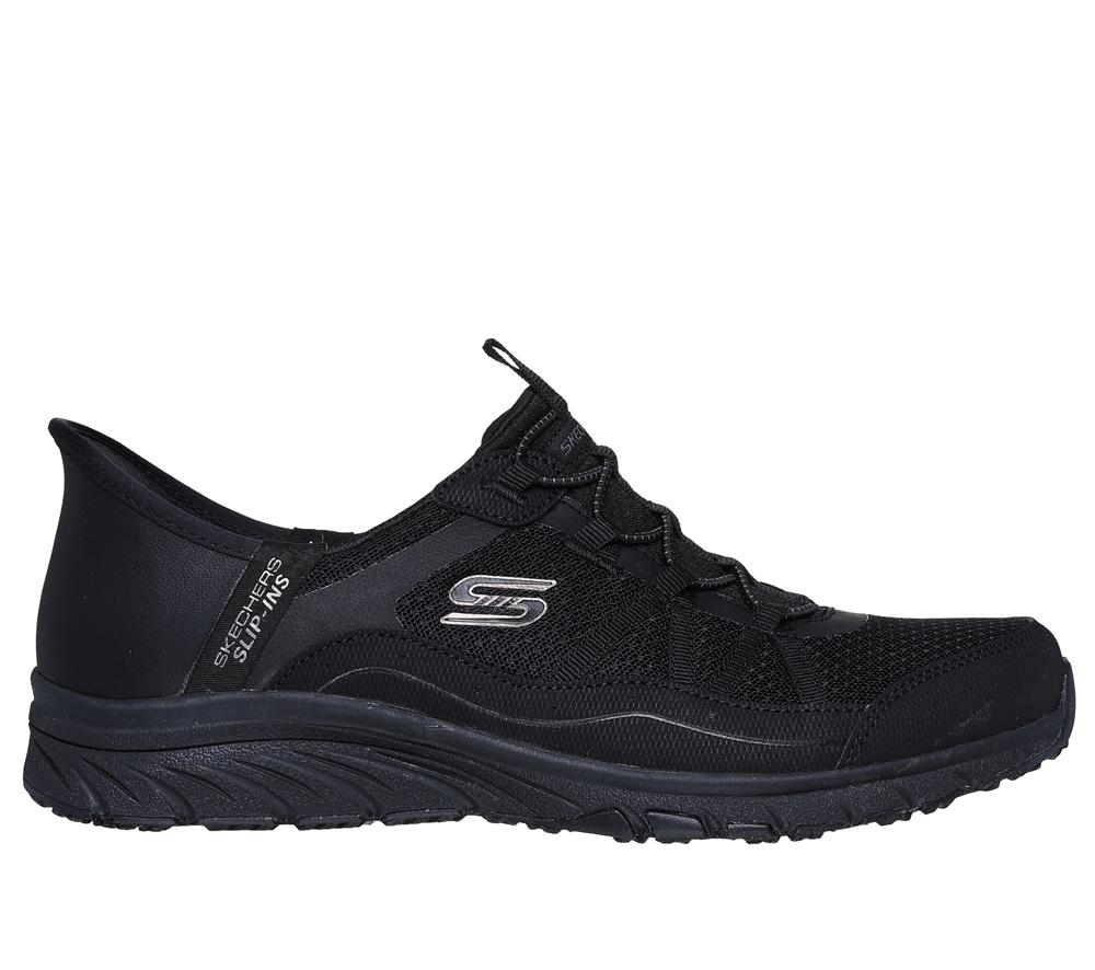 Women Skechers Slip-ins: Gratis Sport - Leisurely Slip On Shoes Black  USA |  5310-UHILY