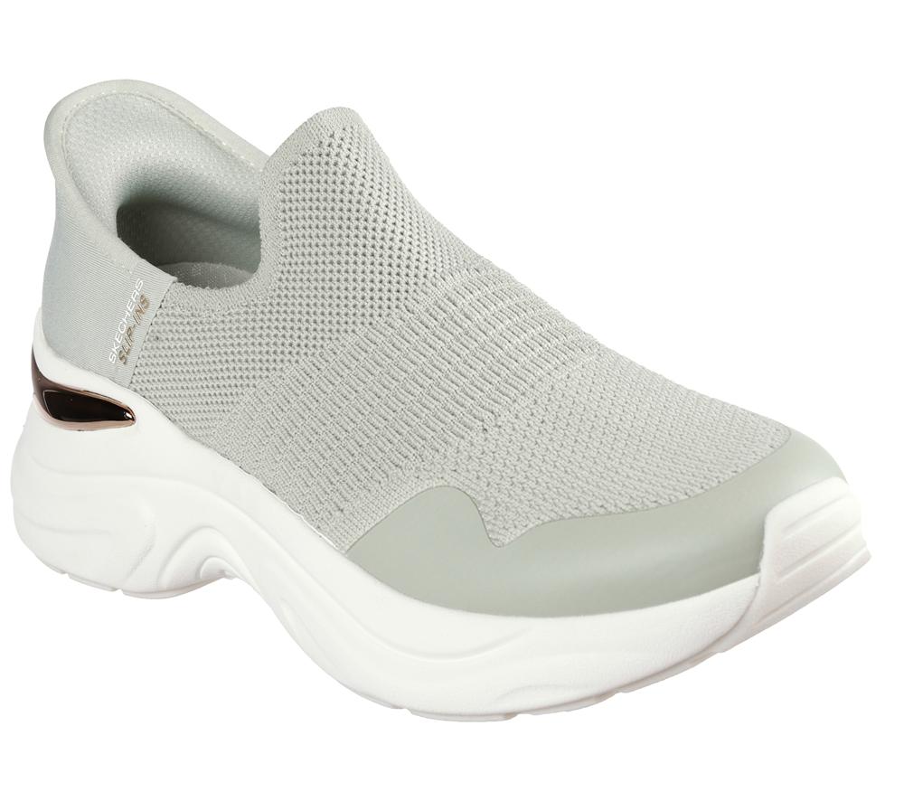 Women Skechers Slip-ins: Hazel - Rosalind Hands Free Slip Ins Sage Turquoise  USA |  7581-YPGOA