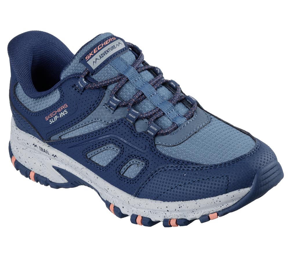 Women Skechers Slip-ins: Hillcrest - Kamalino Sneakers Navy / Coral  USA |  5874-TRBSE