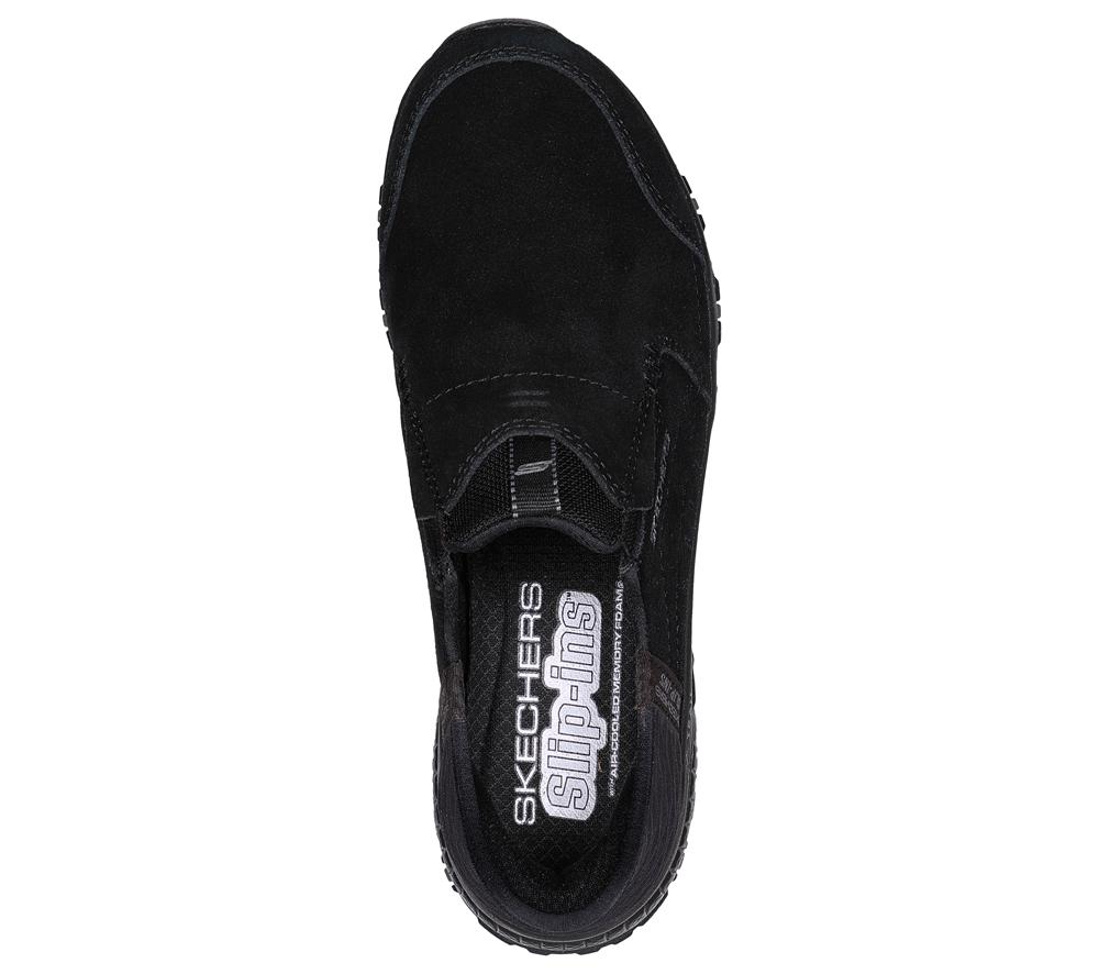 Women Skechers Slip-ins: Hillcrest - Sunapee Hands Free Slip Ins Black  USA |  7504-JPFEQ