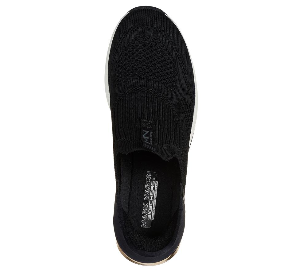 Women Skechers Slip-ins Mark Nason: A Wedge - Crecent Wedges Black  USA |  1604-RNVWF