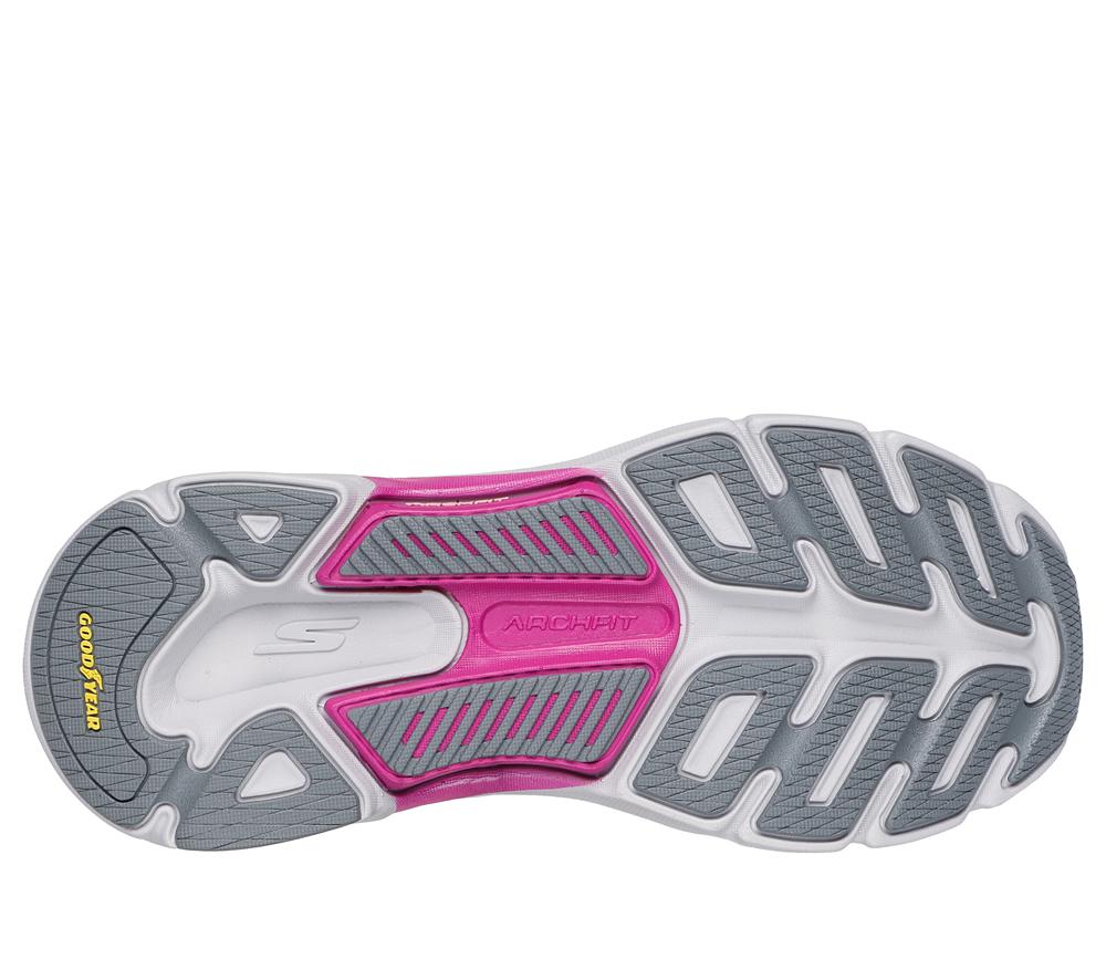 Women Skechers Slip-ins: Max Cushioning Arch Fit 2.0 - Cambridge Slip On Shoes Grey / Pink  USA |  1548-WILCO