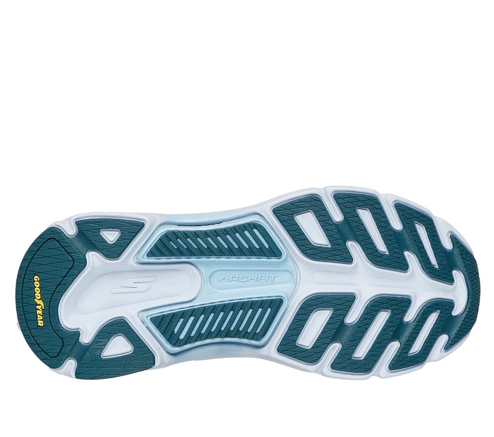 Women Skechers Slip-ins: Max Cushioning Arch Fit 2.0 - Antilles Hands Free Slip Ins Navy / Teal  USA |  7531-QYTNH