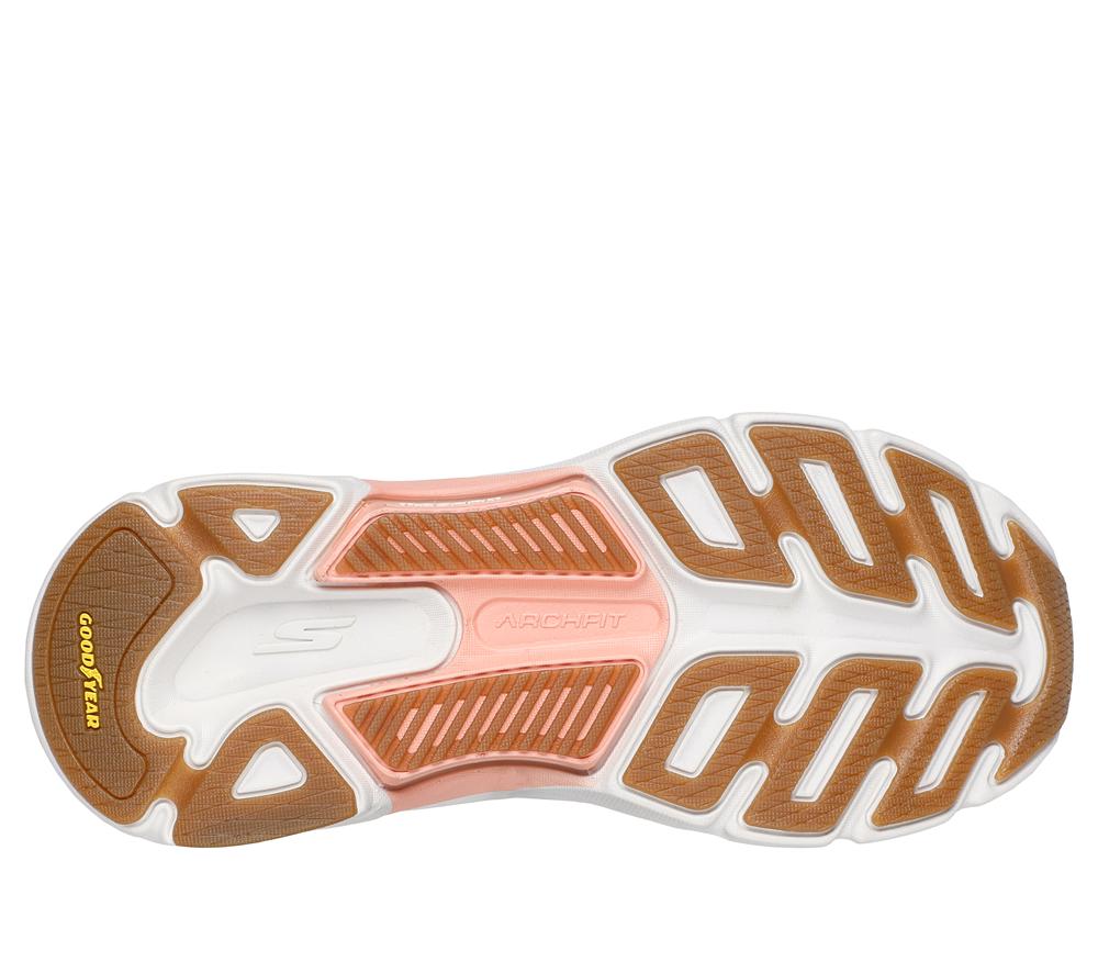 Women Skechers Slip-ins: Max Cushioning Arch Fit 2.0 - Antilles Hands Free Slip Ins Natural / Pink  USA |  1786-TQBIR