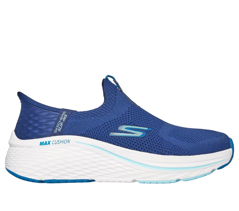 Women Skechers Slip-ins: Max Cushioning Elite 2.0 Slip On Shoes Navy / Blue  USA |  6580-TAIBM