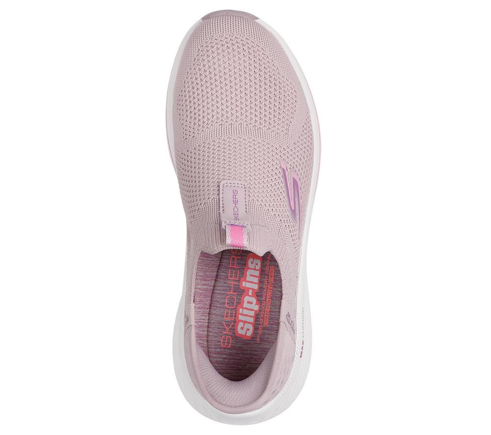 Women Skechers Slip-ins: Max Cushioning Elite 2.0 Hands Free Slip Ins Mauve Purple  USA |  5167-CZGVW