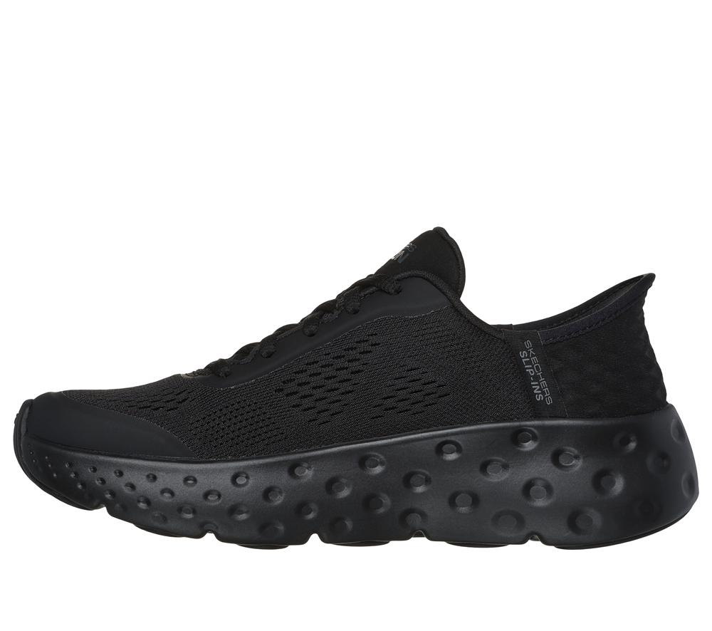 Women Skechers Slip-ins: Max Cushioning Hyper Craze Slip On Shoes Black  USA |  1584-WGOSF