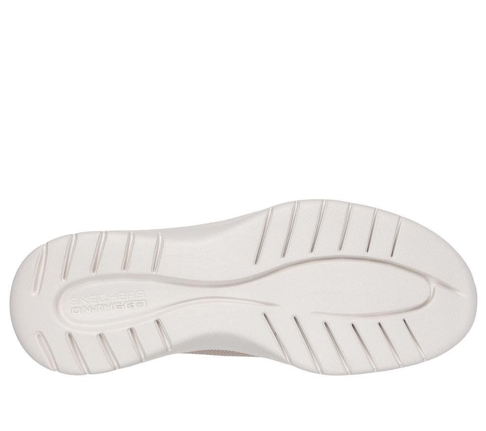 Women Skechers Slip-ins: On-the-GO Flex - Camellia Flat Shoes Taupe Brown  USA |  8790-HLSPM