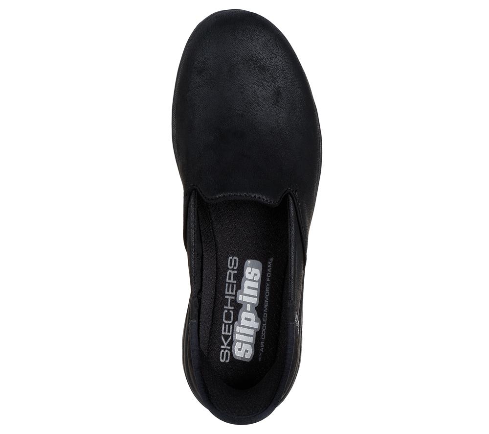 Women Skechers Slip-ins: On-the-GO Flex - Captivating Flat Shoes Black  USA |  9703-EFTNY