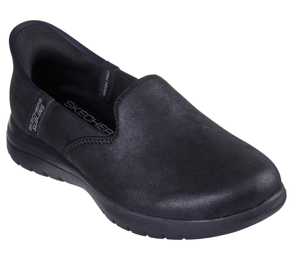 Women Skechers Slip-ins: On-the-GO Flex - Captivating Flat Shoes Black  USA |  9703-EFTNY