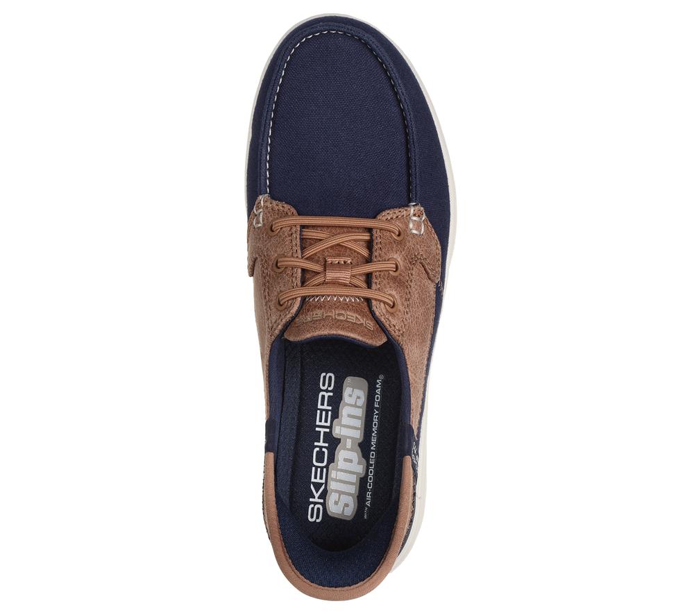Women Skechers Slip-ins: On-the-GO Flex - Palmilla Slip On Shoes Navy  USA |  3750-YFNAO