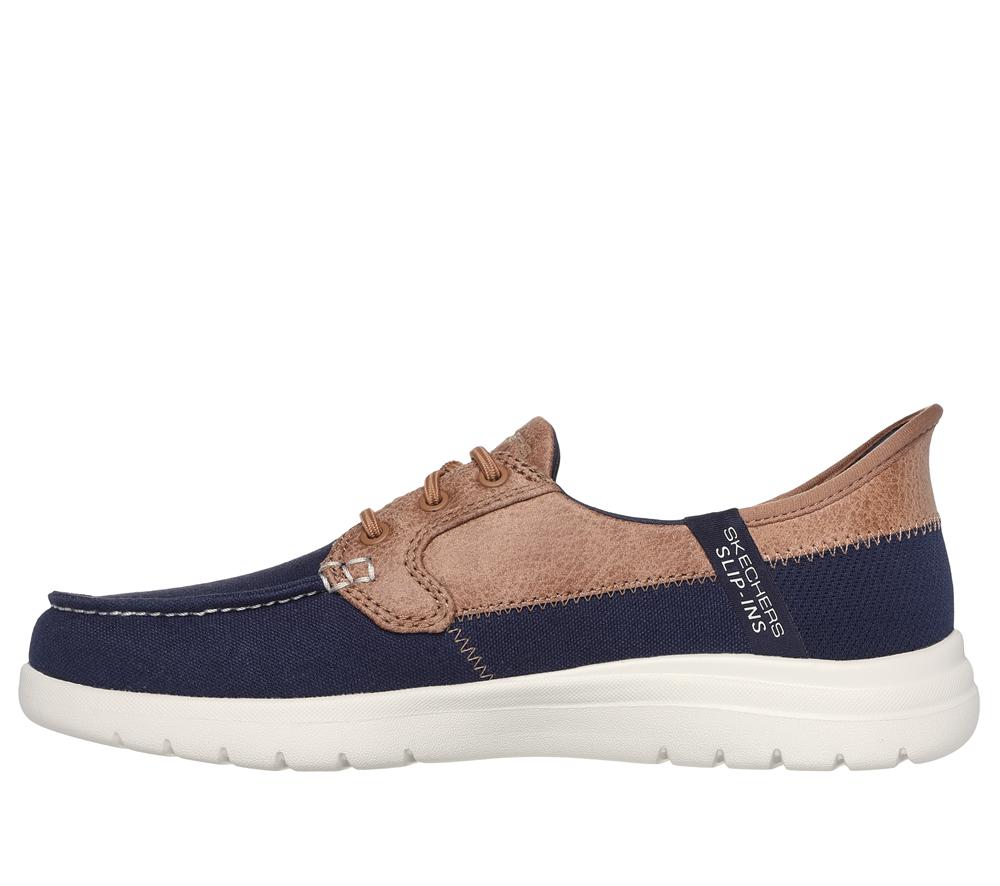 Women Skechers Slip-ins: On-the-GO Flex - Palmilla Slip On Shoes Navy  USA |  3750-YFNAO