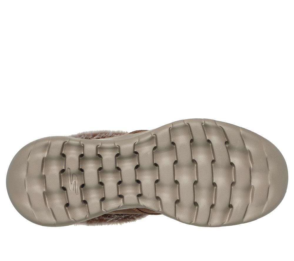 Women Skechers Slip-ins: On-the-GO Joy - Cozy Charm Hands Free Slip Ins Chestnut Brown  USA |  7524-TPDJU
