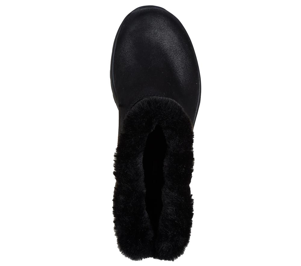 Women Skechers Slip-ins: On-the-GO Joy - Cozy Dream Boots Black  USA |  0349-HZQEO
