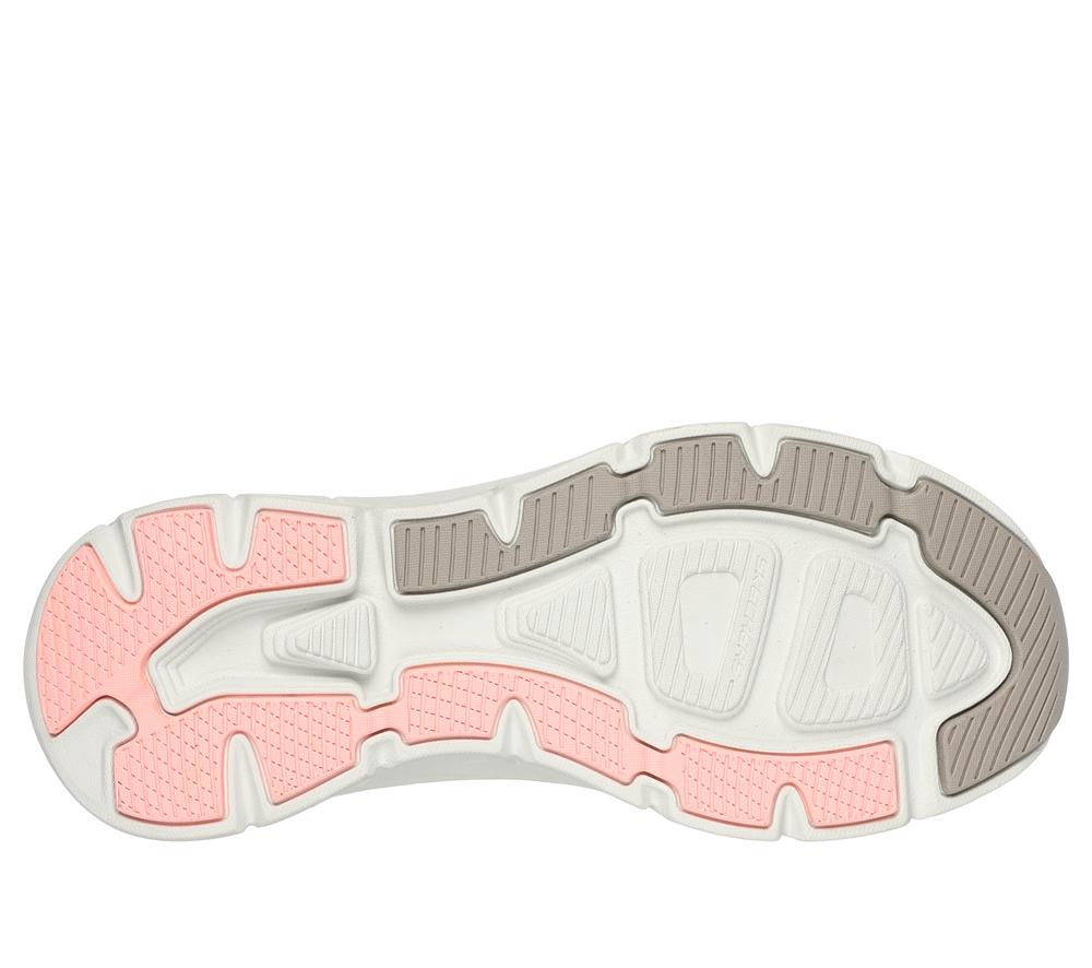 Women Skechers Slip-ins RF: D'Lux Walker 2.0 Hands Free Slip Ins Taupe / Coral  USA |  1364-BCMDN