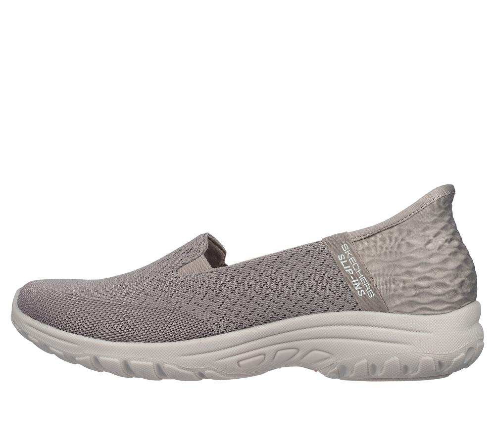 Women Skechers Slip-ins RF: Reggae Fest 2.0 - Guiding Hands Free Slip Ins Taupe Brown  USA |  7253-PMYEJ
